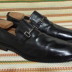 AWESOME HUGO BOSS MEN SHOES SZ 7.5/8.5 LEATHER LOAFERS SLIP ONS CARL BIT METONO