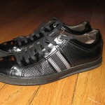 Boss Selection Hugo Boss Men’s Black Leather Sneakers size 6 (US size 7)