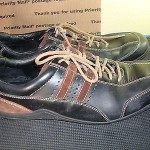 Cole Haan Black Leather / Brown Suede Oxfords Lace-Up – Men’s size 11.5M