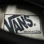 VTG 90s VANS LOW CUT SKATE sz 7 1/2 Suede Velvet MADE IN USA van doren DEADSTOCK