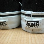 VTG 90s VANS LOW CUT SKATE sz 7 1/2 Suede Velvet MADE IN USA van doren DEADSTOCK