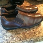 COLE HAAN BROWN LEATHER LOAFERS SIZE 9 1/2M