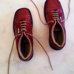 Diesel Men’s Leather Fashion Sneakers Size 9 Medium (D,M) Solid Burgundy Red