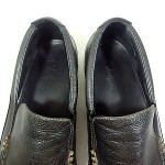 COLE HAAN MENS LOAFERS BLACK LEATHER CASUAL SLIP ON SHOES SIZE 12 M