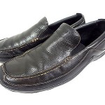 COLE HAAN MENS LOAFERS BLACK LEATHER CASUAL SLIP ON SHOES SIZE 12 M
