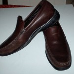 Cole Haan Nike Air Mens  #CO8203 Brown Leather  Slip-on Size 8.5 Medium