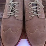 Cole Haan Men Size 9M Casual Oxford Style Wing Tip Shoes Suede
