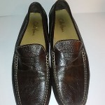 Mens 12 M Cole Haan Brown Leather Driving Moccasins Shoes Loafers