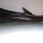 Mens 12 M Cole Haan Brown Leather Driving Moccasins Shoes Loafers