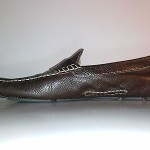 Mens 12 M Cole Haan Brown Leather Driving Moccasins Shoes Loafers