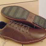 NIB COLE HAAN MEN’S AIR MITCHELL OXFORD DARK BROWN PEBBLE SKIN LEATHER LACE UP