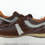 Mens BOSS HUGO BOSS Stylish Brown leather Fashion Sneakers sz 43 M $350
