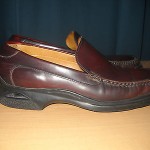 COLE HAAN NIKE AIR DARK BURGUNDY CASUAL SLIP ON SHOES MEN’S 8M
