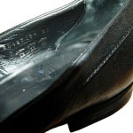 HUGO BOSS Sz 9.5 Black Leather Loafers