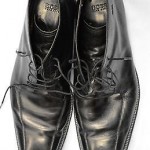 Authentic  HUGO BOSS Black Ankle All Leather Boots Shoes Size 11