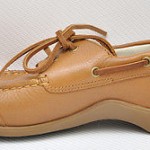 New Cole Haan Men’s Nike Air Moc Toe Leather Oxford Boat Shoe ~Camel/Brown *11