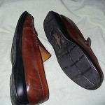 m COLE HAAN NIKE AIR BROWN LEATHER PENNY LOAFERS MENS 9.5 M