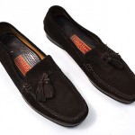Cole Haan Country Mocassin Brown Suede Tassle Loafer Shoes  8.5 M Italy