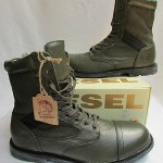 NEW DIESEL MEN FU-LL GREEN OLIVE NIGHT HOT FASHION ARMY BOOTS SHOES $295 SIZE