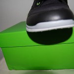 Hugo Boss Gray Black Green Leather Men’s Fashion Sneakers Size 12 NEW