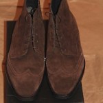 Brand New w Box Hugo Boss Clelior Suede Wingtip Ankle Boots for Men, Size US 9