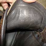 BOSS by HUGO BOSS ITALY BROWN LEATHER LACE UP ANKLE BOOTS SHOES size 11