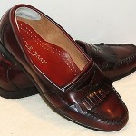 Cole Haan Men’s Burgundy Leather Kiltie Loafers Size 8-9 M