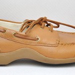 New Cole Haan Men’s Nike Air Moc Toe Leather Oxford Boat Shoe ~Camel/Brown *9.5