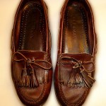 Cole Haan Moccasin Style Tasseled Brown Leather Men’s Shoes Sz 8 D