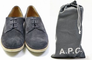 A.P.C. Suede Derbies