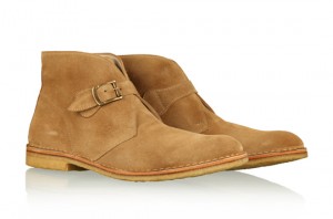 YMC Suede Monk Strap Desert Boots