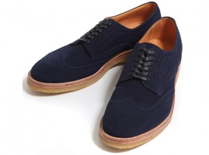 Hiroshi Tsubochi Navy Brogues