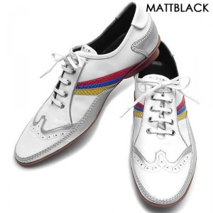 Leather Sneakers by Matt Black