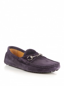 Gucci Suede Snazzle Loafers