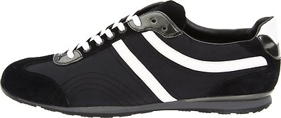 Hugo Boss Mens Orbor Mens Orange Label Black Lace-Up Sneakers Shoes Kicks