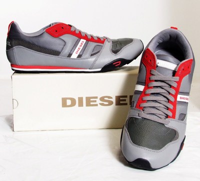 Diesel Shoes Gunner Designer Frost Grey Men New