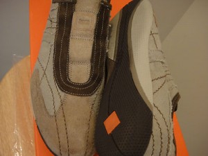 HUGO BOSS Orange Label QUIM Open Brown Linen Suede Shoe NIB 10 $225