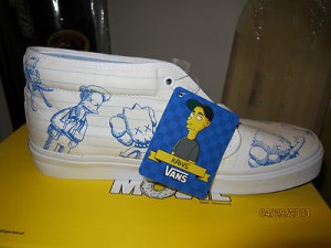 Vans X Simpsons KAWS Chukka Boo LX Sneakers Size 10 Men’s Brand New Super Rare!