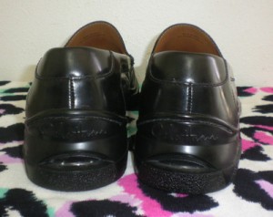black COLE HAAN with NIKE AIR smooth leather loafers SIZE 11 driving shoes