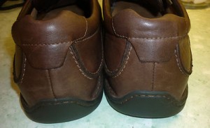 CLARKS MENS BROWN LEATHER CASUAL LACE UP FLEXI SOLE SZE 10 G