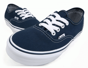 VANS SHOES AUTHENTIC DARK BLUE SIZE MEN US 8.5/WOMEN US10/UK7.5/EUR41/CM26.5