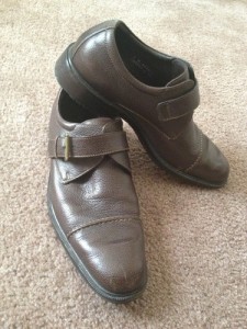 Mens Size 9 Brown Leather Cole Haan Dress Shoes