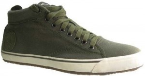 New $110 DIESEL Midday Men  Shoes Size US 10.5 EU 44  Olive Night