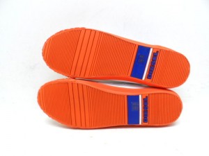 Diesel Men’s Yesterday Nostalgia Canvas Sneakers White/Orange Size 12 NWOB!