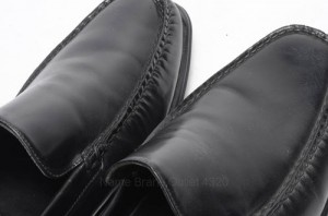 COLE HAAN 8 M black leather NIKE AIR HOLDEN venetian moc toe loafer shoe NEW