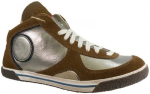 New. $145 DIESEL Highly Strung Men Shoe Size US 12 EU 45 Bronze Brown