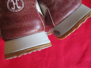Cole Haan Nike Air oxfords 10.5 M brown tan leather VGC breathing holes