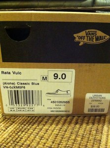 Vans Rata Vulc Aloha Floral Classic Blue 9 Slip On Canvas Half Cab Sk8 Hi