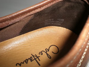 Cole Haan men fashion sneakers casual lace up shoes brown leather size 10.5