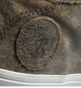 Hard To Find Mens Diesel Midday Leather Shoes New In Box $120 Retail